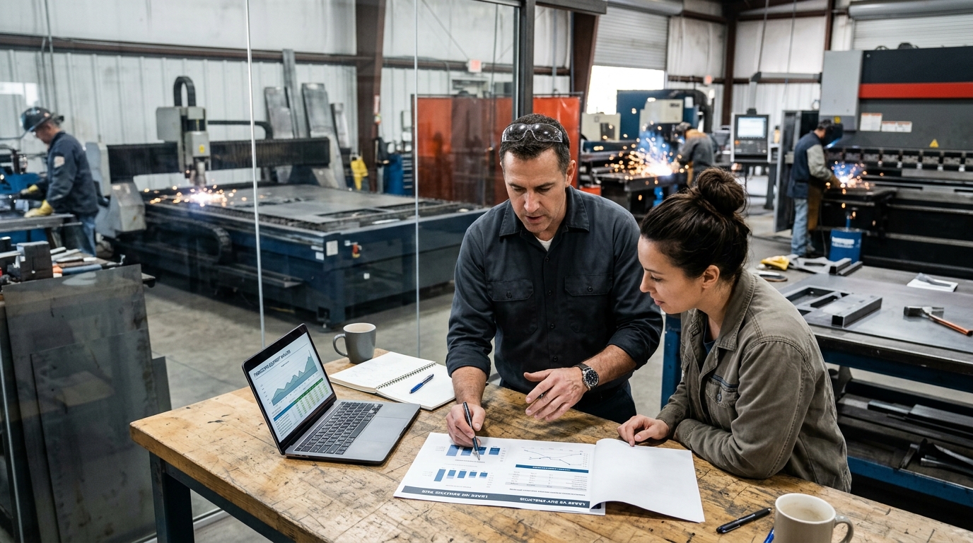 Illustration: Lease vs Buy Analysis 2026: The Strategic Guide for Fabrication Shops