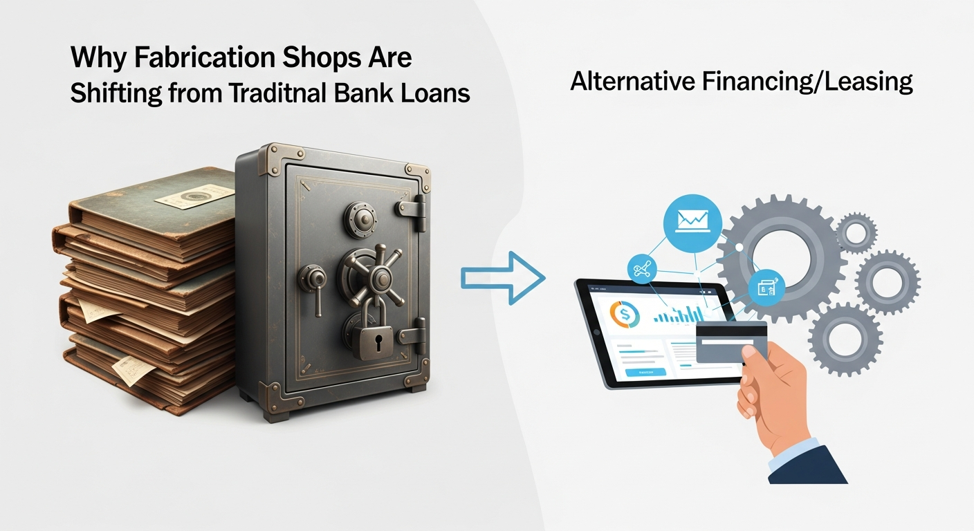 Illustration: Why Fabrication Shops Are Shifting Away from Traditional Bank Loans