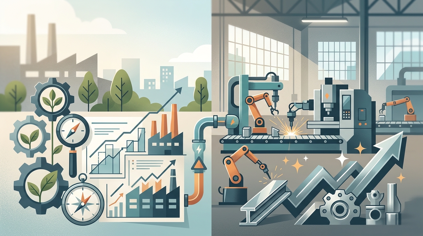 Illustration: Industrial Growth Forecast: Preparing Your Fabrication Shop for a 5.5% Surge in 2026