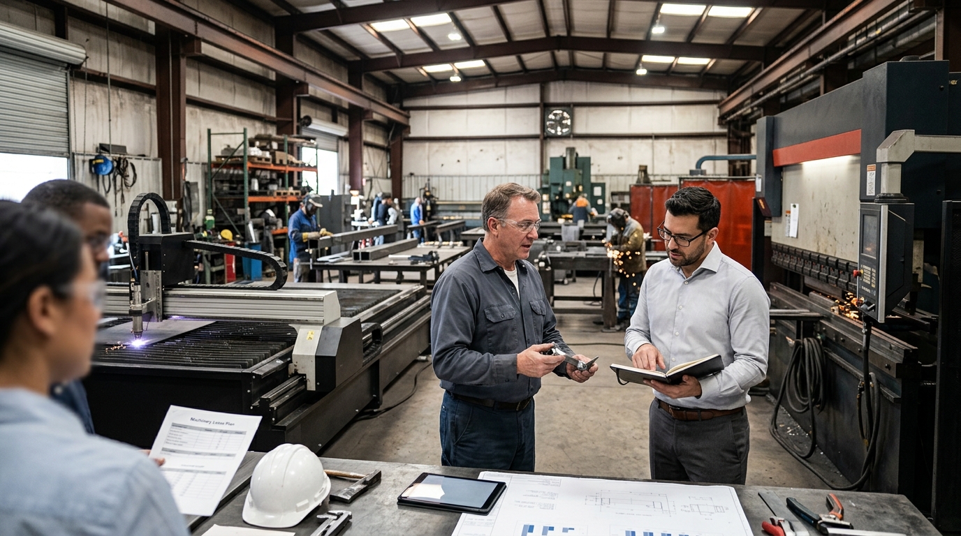 Illustration: Tax Benefits of Machinery Leasing 2026: A Guide for Metal Fabrication Shops